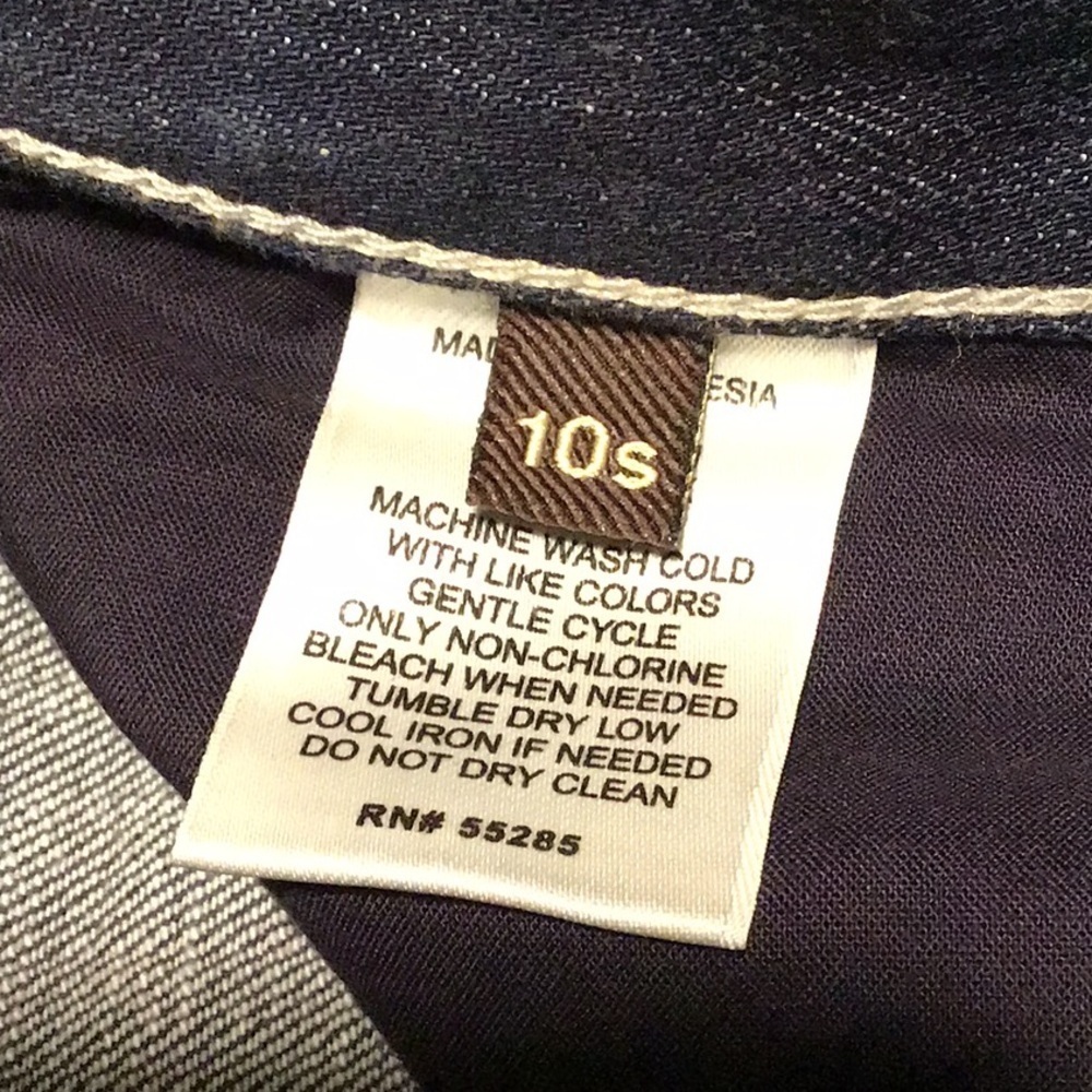 sac302 ❤️Express Stella Boot Cut Low Rise Size 10 w/ 28" Inseam Jeans - Picture 4 of 8